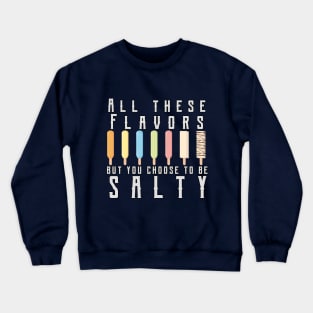 Classic Salty Meme Crewneck Sweatshirt